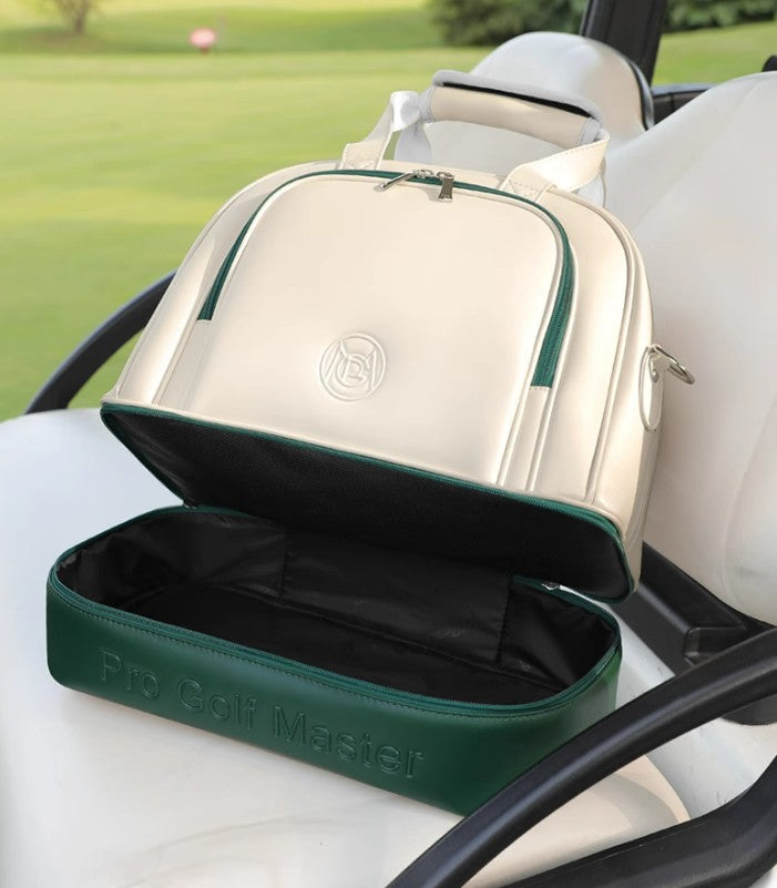 Golf Clothing Bag Women's Double Layer Clothes Bag Individual Shoe Bag Lightweight Waterproof Travel Tote Bag