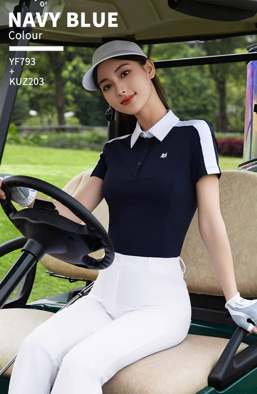 2025 Golf Women's Summer Clothing Polo Tops Tennis T-Shirts Sportswear Trouser Sets