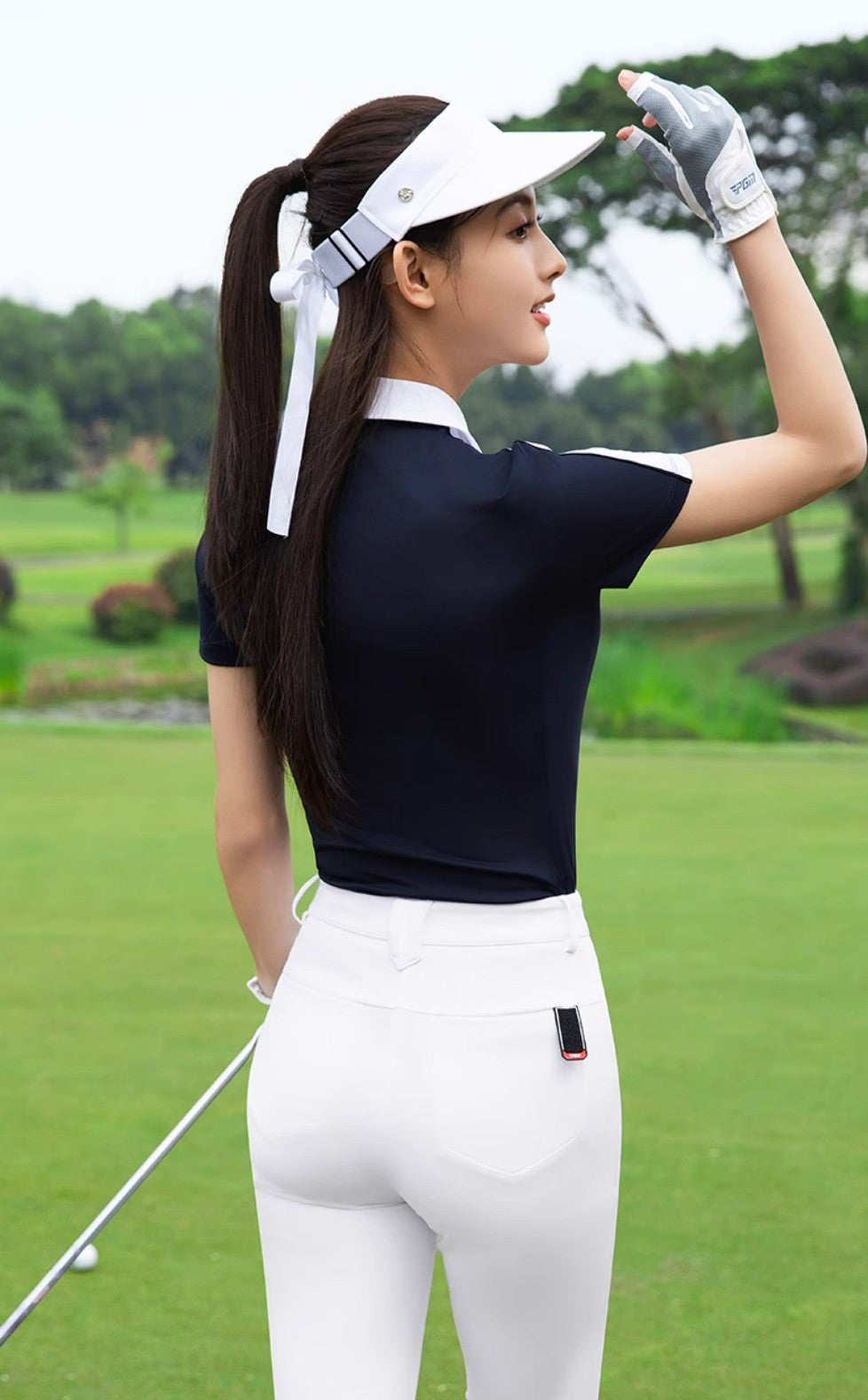 2025 Golf Women's Summer Clothing Polo Tops Tennis T-Shirts Sportswear Trouser Sets