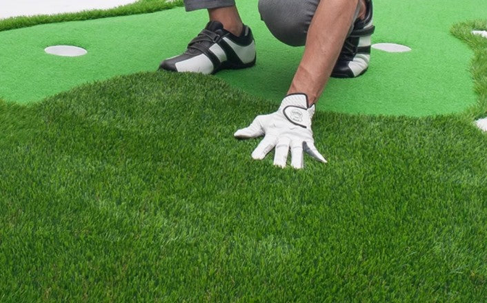 Golf putter indoor outdoor mini golf simulation office practice blanket home putting green