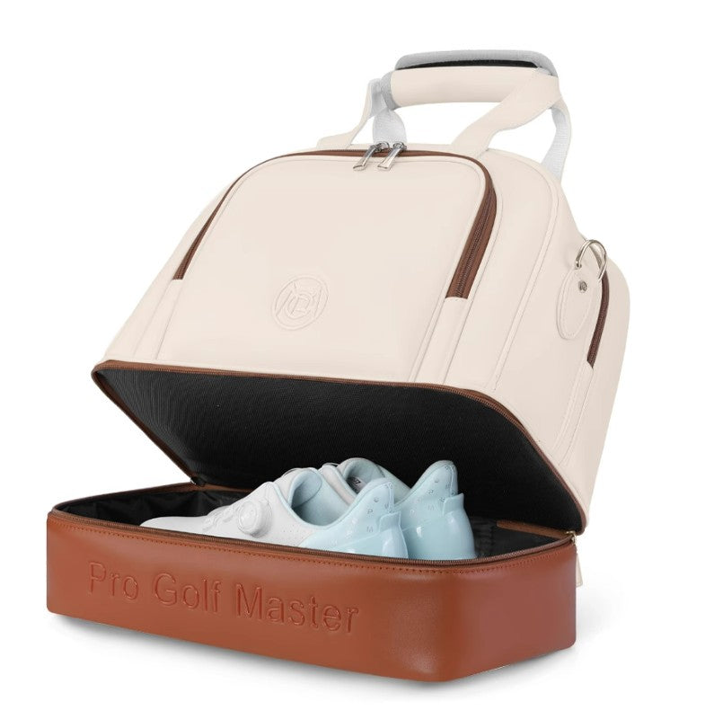 Golf Clothing Bag Women's Double Layer Clothes Bag Individual Shoe Bag Lightweight Waterproof Travel Tote Bag