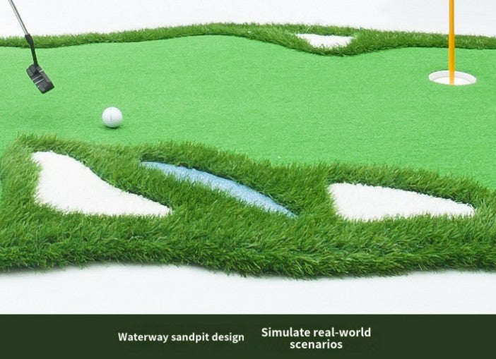 Golf putter indoor outdoor mini golf simulation office practice blanket home putting green