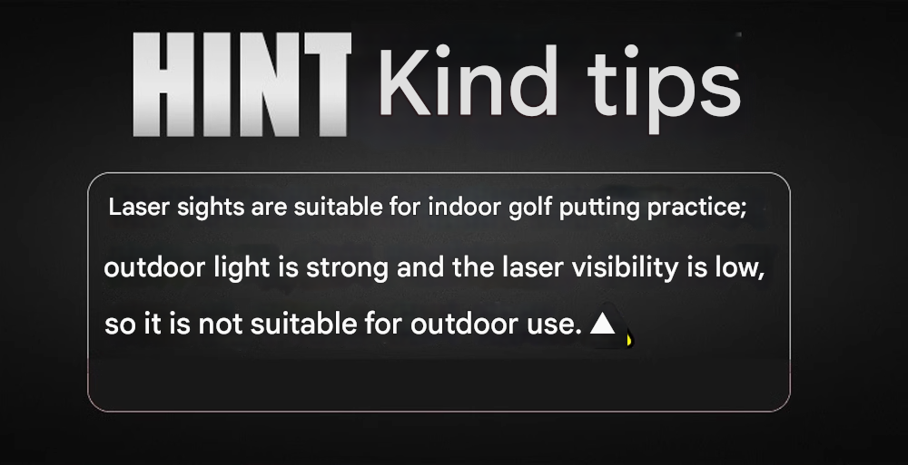 Golf club putter laser sight indoor teaching instrument linear infrared putter practice aid