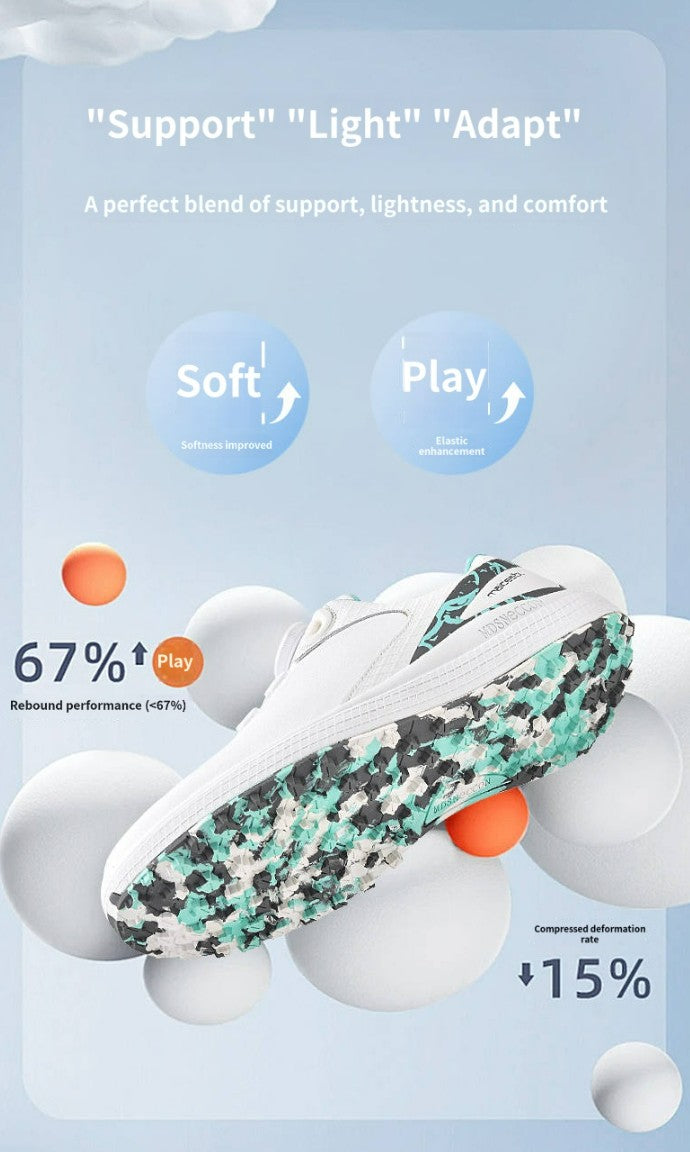2025 New Waterproof Golf Shoes Women's BOA Knob Men's Comfortable Outdoor Casual Sneakers Non-Slip Commuting