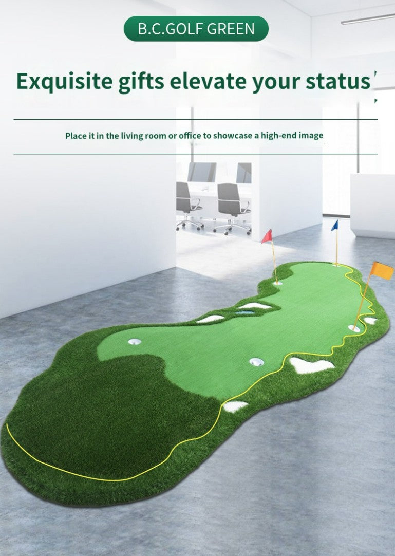 Golf putter indoor outdoor mini golf simulation office practice blanket home putting green