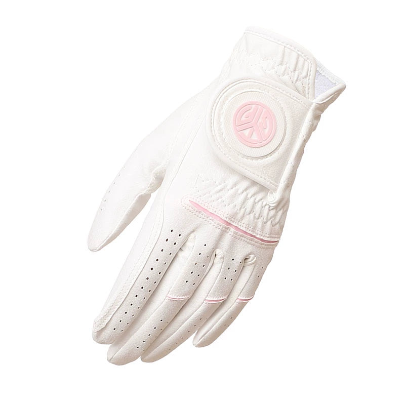 Golf gloves women's thin two-handed imported nano microfiber cloth golf gloves are breathable, wear-resistant, and washable