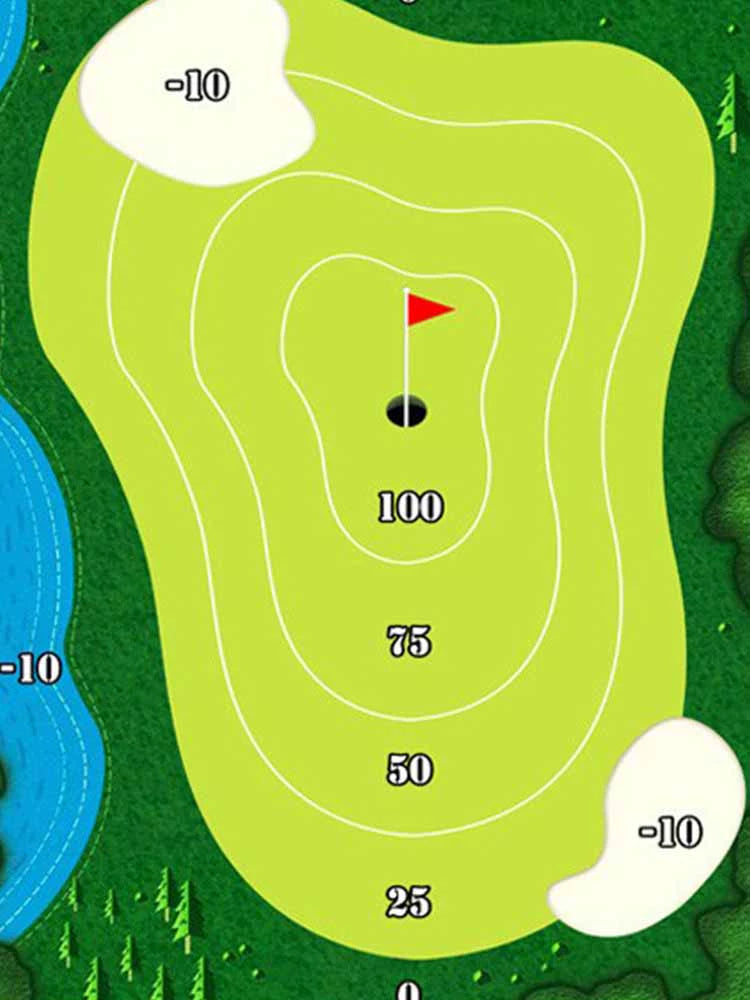 Golf practice mat indoor and outdoor sticky ball percussion trainer family parent-child toys sports atmosphere cutting rod training