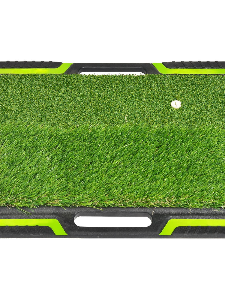 Hand-held golf double grass and three grass percussion mats, artificial turf mats, indoor swing practice mats, non-slip rubber soles