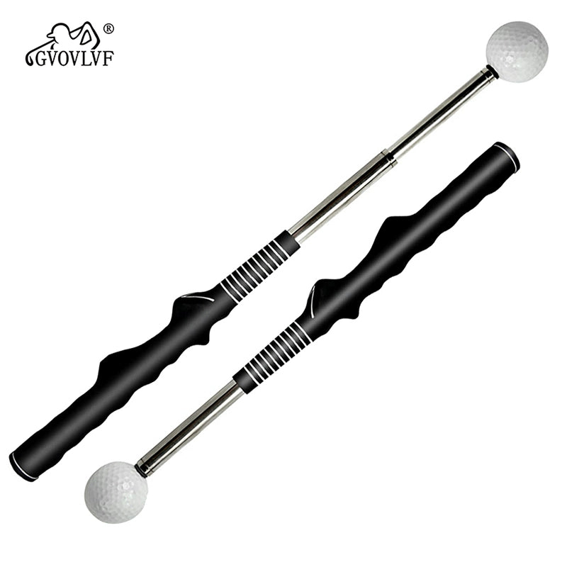 Golf Swing Trainer Stick Telescopic Swing Stick Indoor and outdoor golf practice Beginner trainer supplies