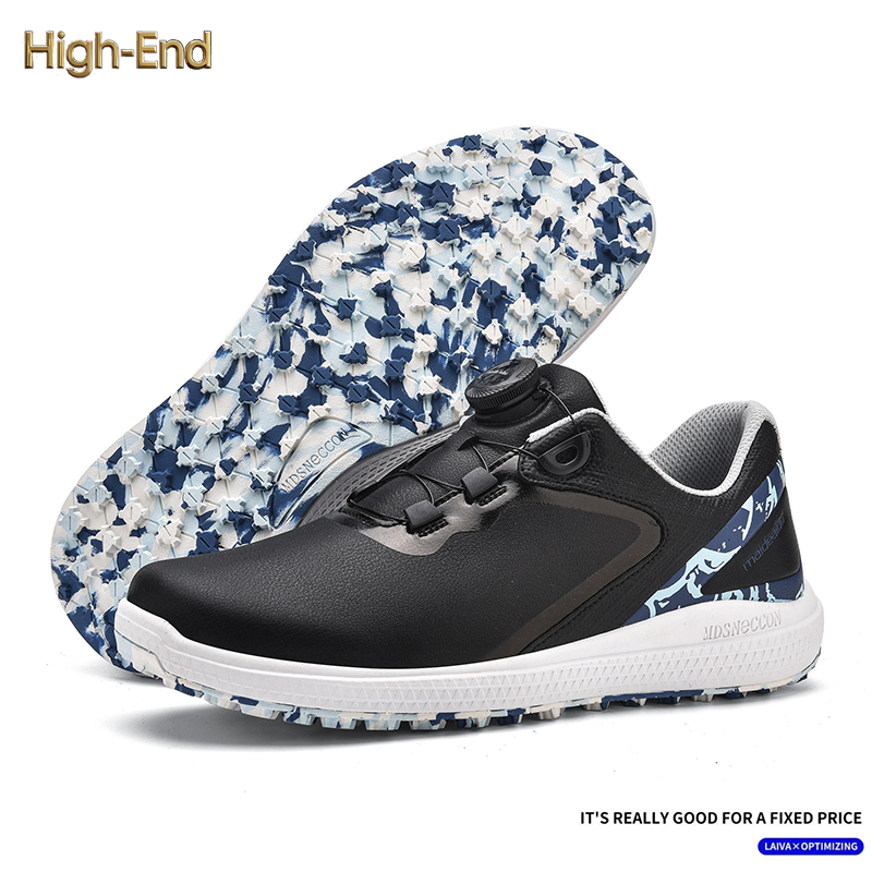 2025 New Waterproof Golf Shoes Women's BOA Knob Men's Comfortable Outdoor Casual Sneakers Non-Slip Commuting