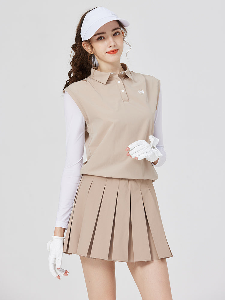 BG golf suit women's long sleeve top summer quick-drying breathable fake two-piece sports Brand sunscreen jersey ice silk women's jersey