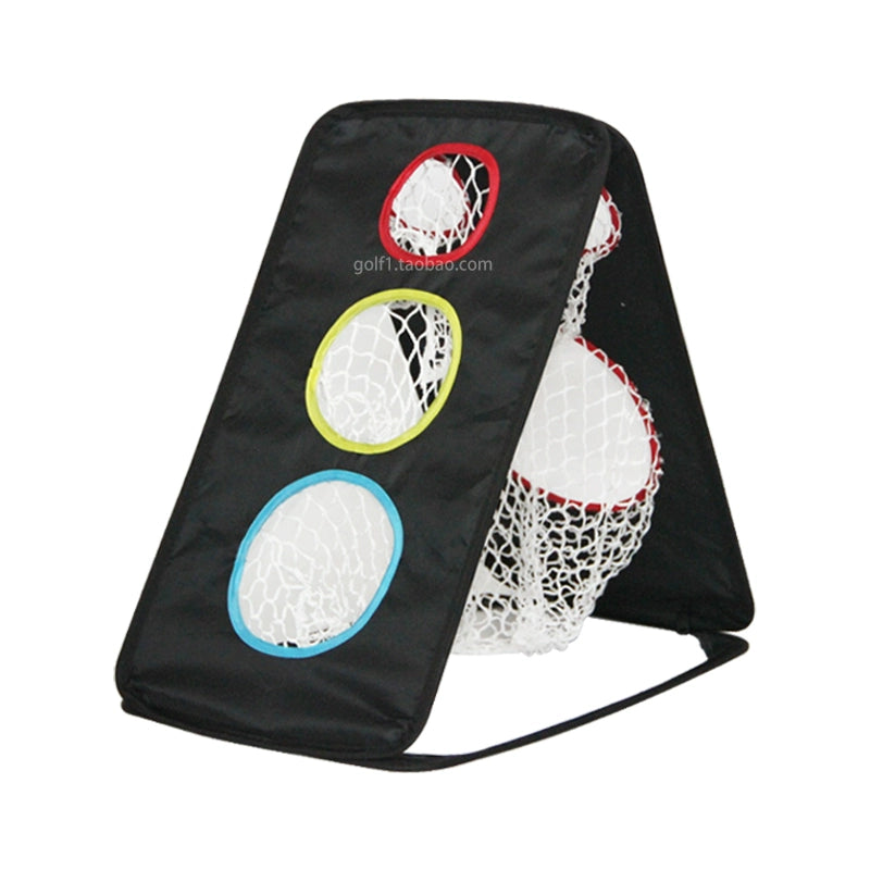 Golf Practice Net Portable Foldable Cuttable Swing Golf Indoor and Outdoor Chipping Swing Double-sided Square Practice Set