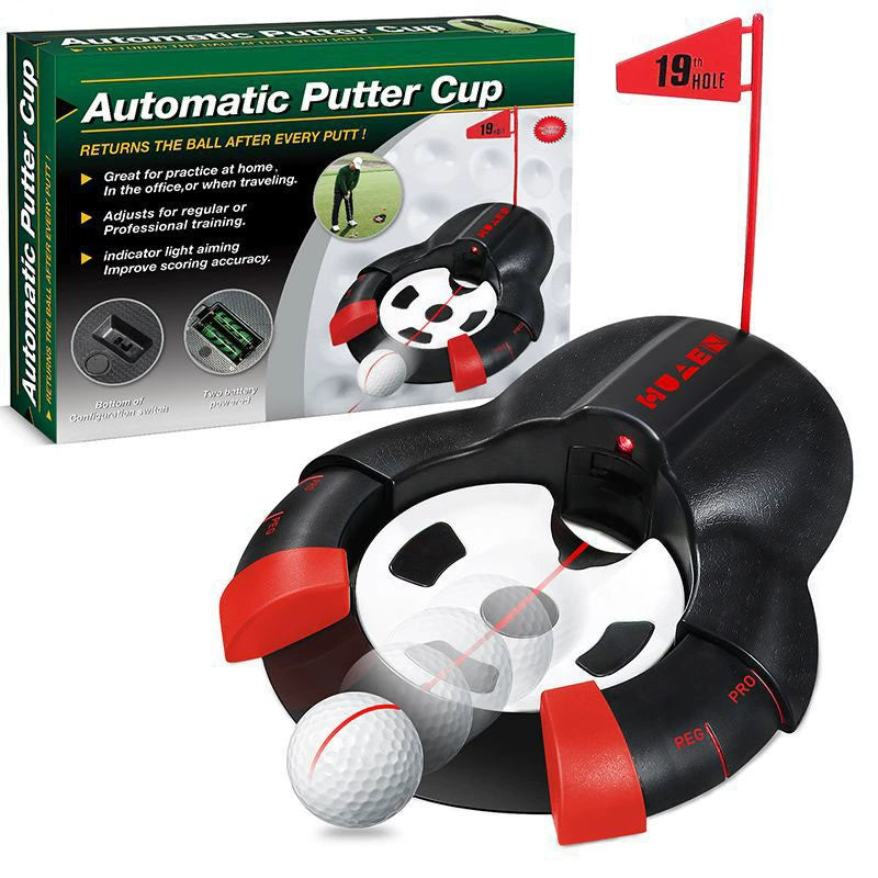 Golf Laser Automatic Ball Return Golf Electric Putting Trainer Indoor practice
