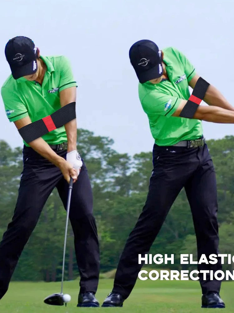 Golf swing trainer arm correction belt golf anti outside rod chicken wing binding, posture correction belt
