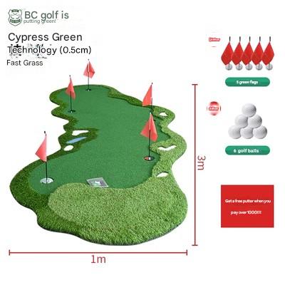 Golf putter indoor outdoor mini golf simulation office practice blanket home putting green