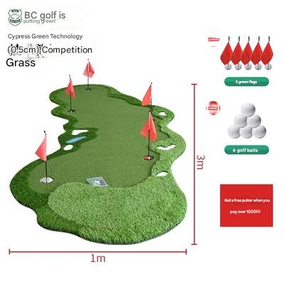 Golf putter indoor outdoor mini golf simulation office practice blanket home putting green