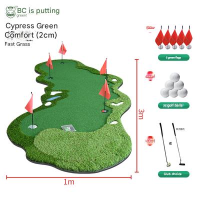 Golf putter indoor outdoor mini golf simulation office practice blanket home putting green