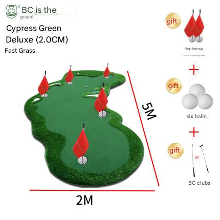 Golf putter indoor outdoor mini golf simulation office practice blanket home putting green
