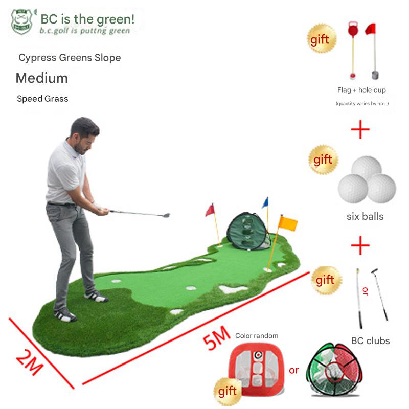 Golf putter indoor outdoor mini golf simulation office practice blanket home putting green
