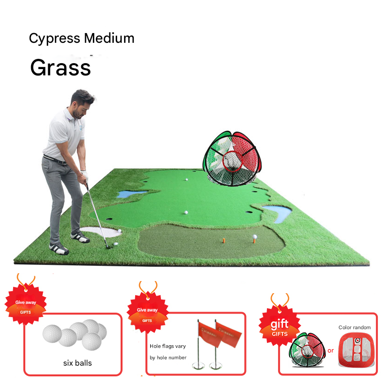 Golf putter indoor outdoor mini golf simulation office practice blanket home putting green