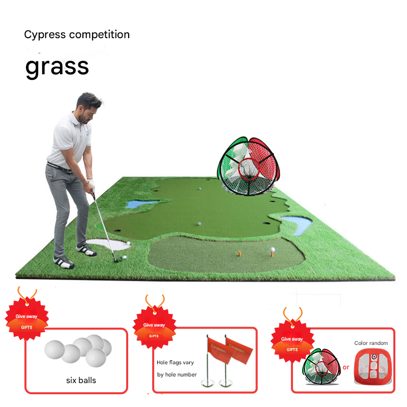 Golf putter indoor outdoor mini golf simulation office practice blanket home putting green