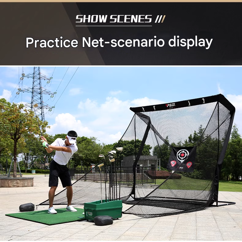 Golf Practice Net Outdoor Chipping Strike Cage Indoor Home Green Training Swing Hitting Net Set