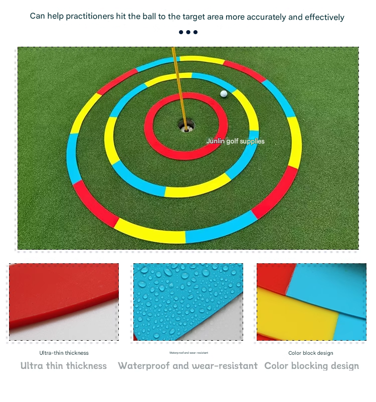 New Golf Putter Target Lap Green Range Trainer Silicone Material Waterproof and Wear-Resistant Golf Target Ring