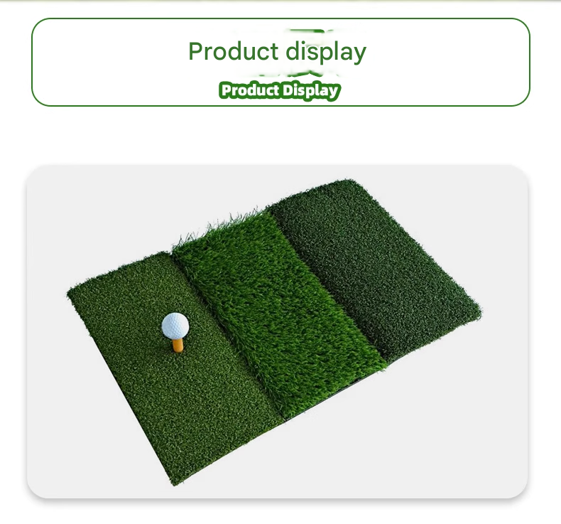 Indoor golf practice equipment percussion mat swing percussion mat foldable portable three-in-one carpet