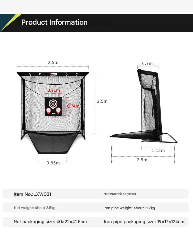 Golf Practice Net Outdoor Chipping Strike Cage Indoor Home Green Training Swing Hitting Net Set