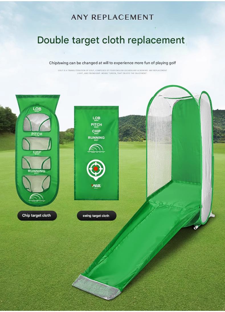 Golf Cutting Trainer Indoor Cutting Practice Net Outdoor Swing Net Strike Cage Set Strike Net