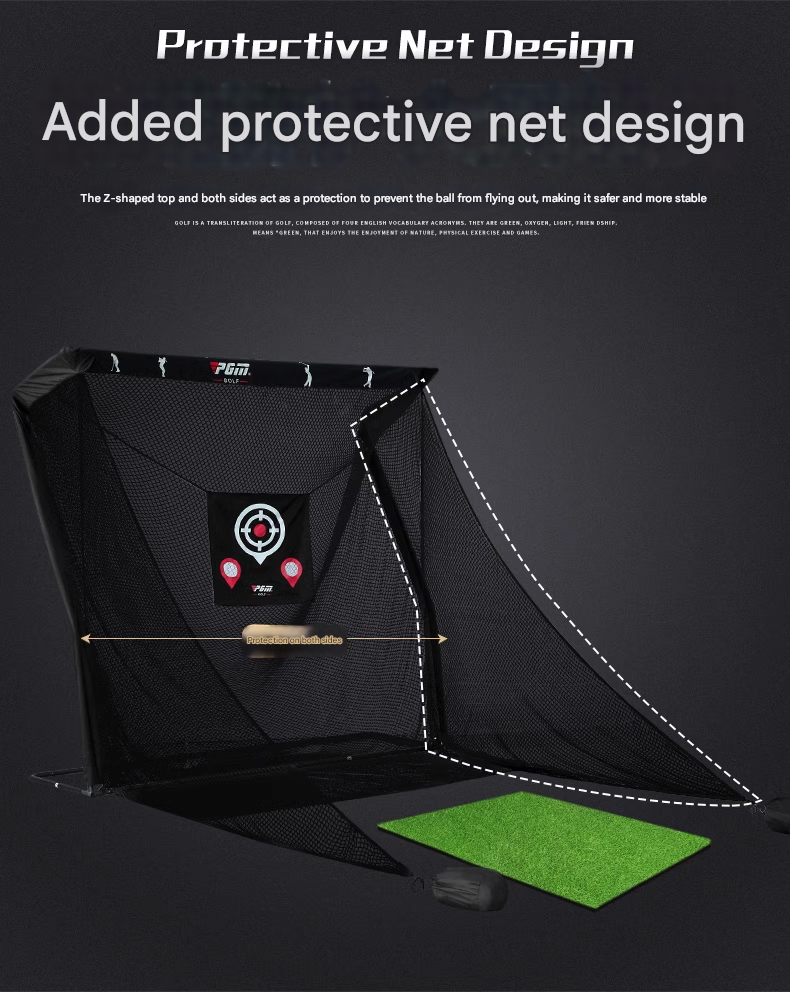 Golf Practice Net Outdoor Chipping Strike Cage Indoor Home Green Training Swing Hitting Net Set