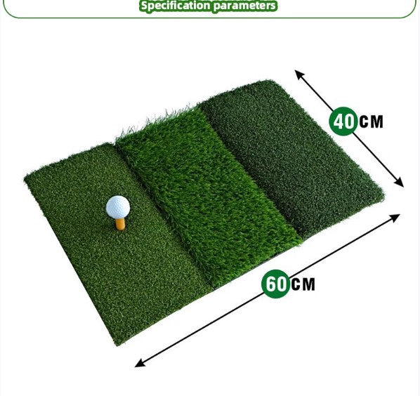 Indoor golf practice equipment percussion mat swing percussion mat foldable portable three-in-one carpet