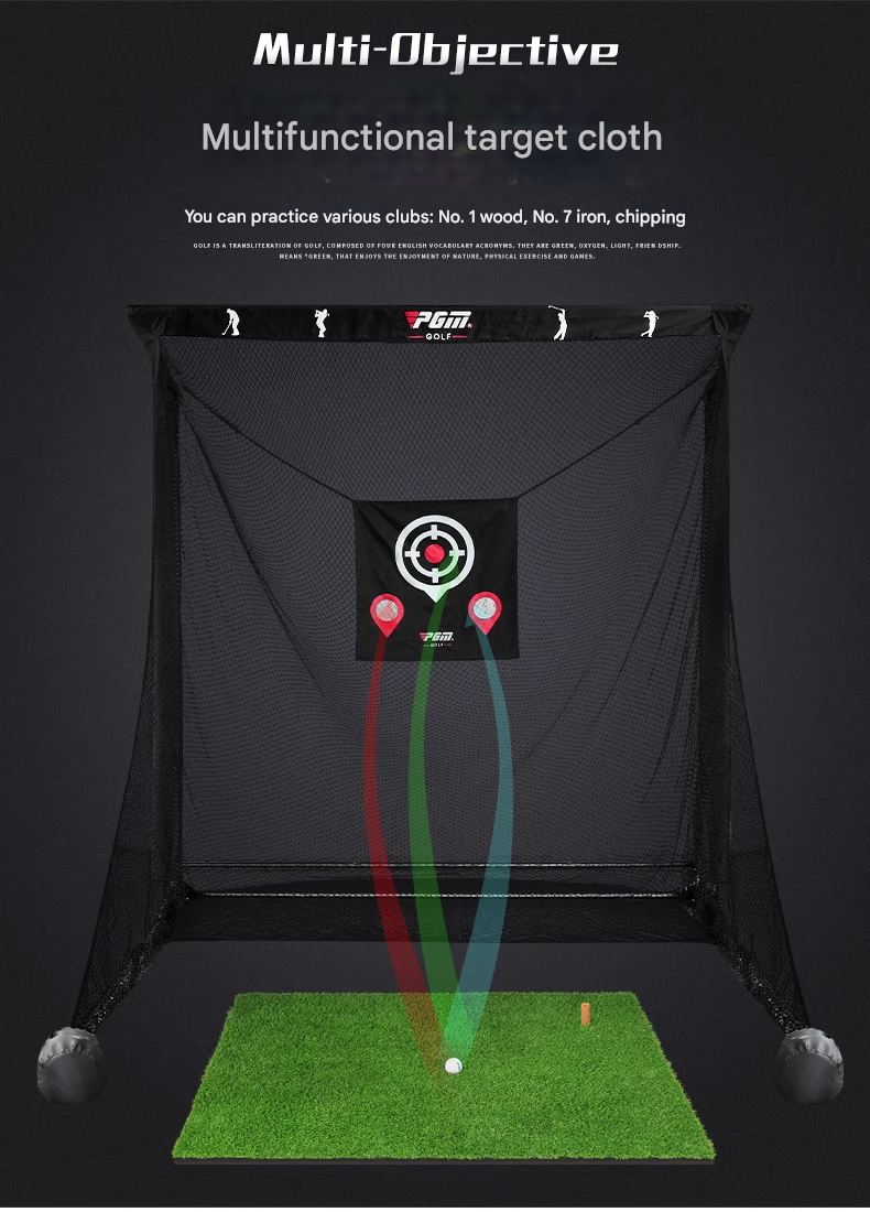 Golf Practice Net Outdoor Chipping Strike Cage Indoor Home Green Training Swing Hitting Net Set