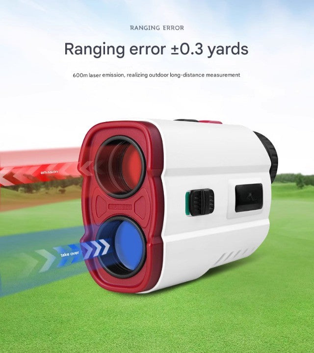 PGM Magnetic Waist Clip Golf Rangefinder High Precision Laser Telescope Slope Compensation Distance Measuring Instrument
