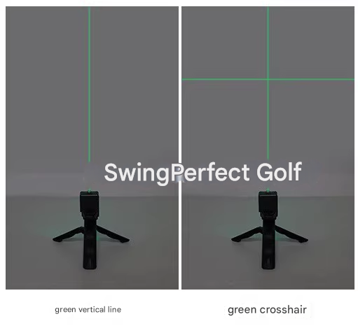 Golf putt practice laser sight green light cross straight line precision vertical instrument infrared sight