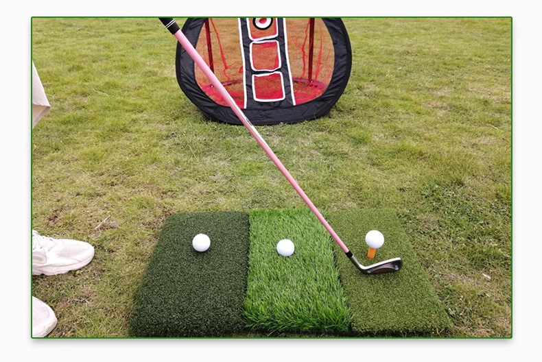 Indoor golf practice equipment percussion mat swing percussion mat foldable portable three-in-one carpet