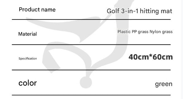 Indoor golf practice equipment percussion mat swing percussion mat foldable portable three-in-one carpet