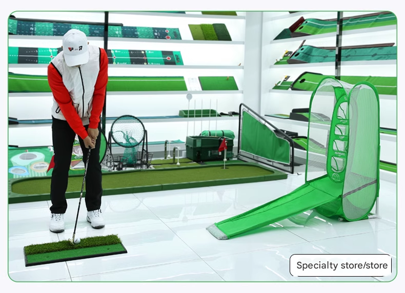 Golf Cutting Trainer Indoor Cutting Practice Net Outdoor Swing Net Strike Cage Set Strike Net