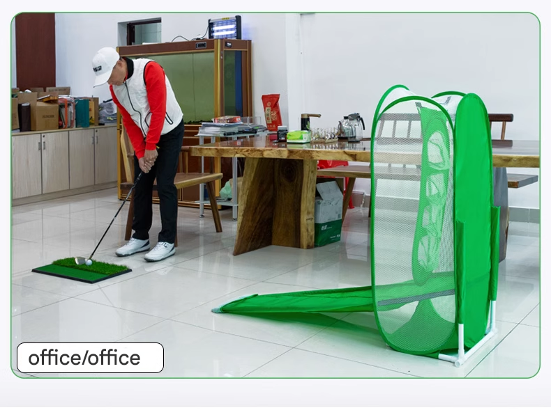 Golf Cutting Trainer Indoor Cutting Practice Net Outdoor Swing Net Strike Cage Set Strike Net