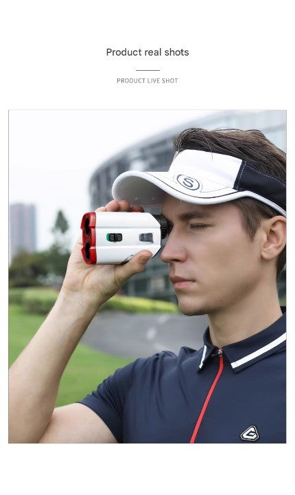 PGM Magnetic Waist Clip Golf Rangefinder High Precision Laser Telescope Slope Compensation Distance Measuring Instrument
