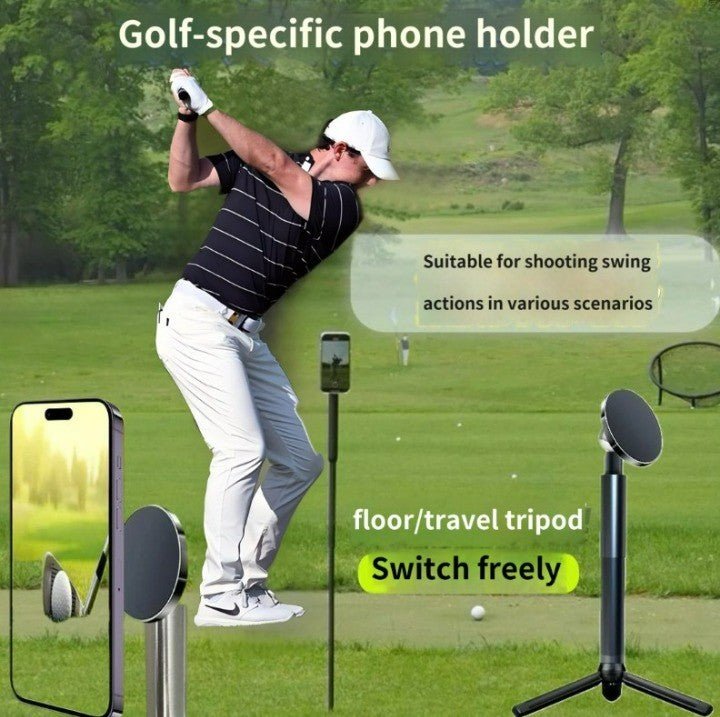 Golf Swing Action Shooting Phone Holder Set Multi-scene Golf Action Photography Stand
