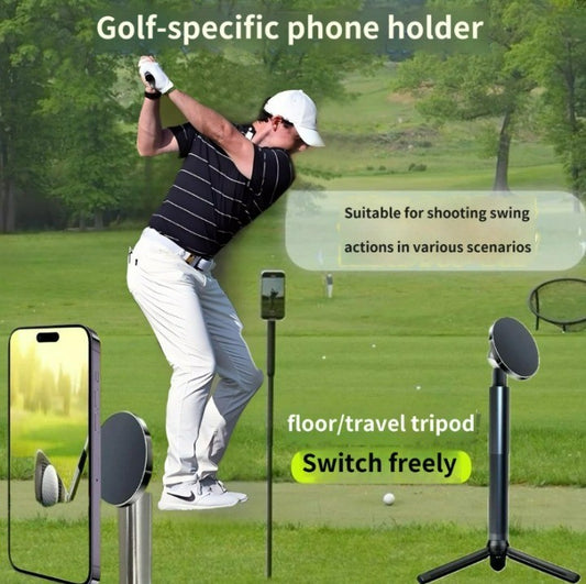 Golf Swing Action Shooting Phone Holder Set Multi-scene Golf Action Photography Stand