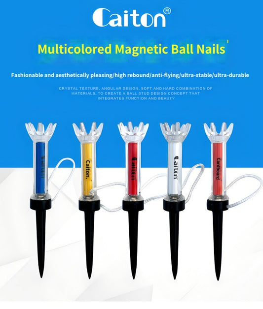 Caiton golf tee plastic magnetic spike zero resistance limit golf holder is stable and durable