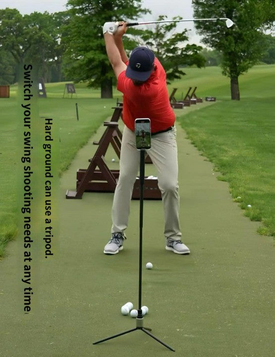 Golf Swing Action Shooting Phone Holder Set Multi-scene Golf Action Photography Stand