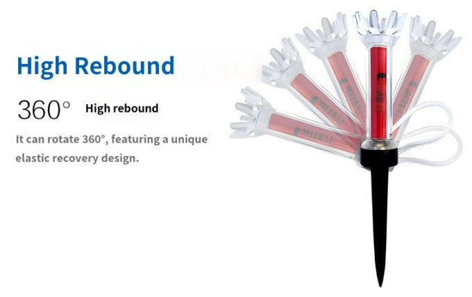 Caiton golf tee plastic magnetic spike zero resistance limit golf holder is stable and durable