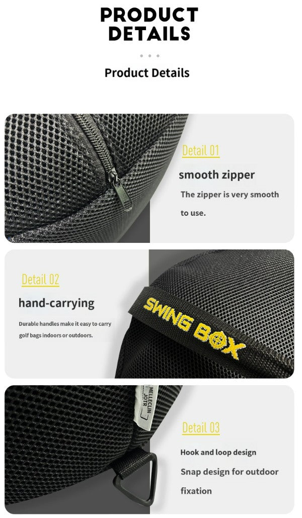 MELELINKS GOLF SILENT PERCUSSION BAG INDOOR PRACTICE SAY GOODBYE TO NOISE NO-FILL OUT OF THE BOX