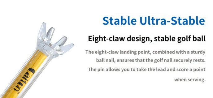 Caiton golf tee plastic magnetic spike zero resistance limit golf holder is stable and durable