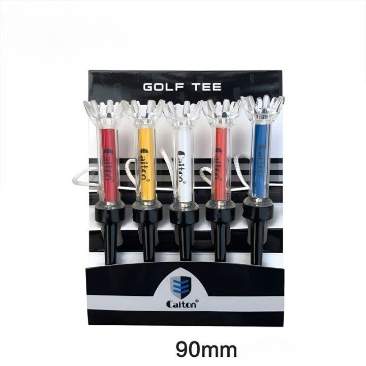 Caiton golf tee plastic magnetic spike zero resistance limit golf holder is stable and durable