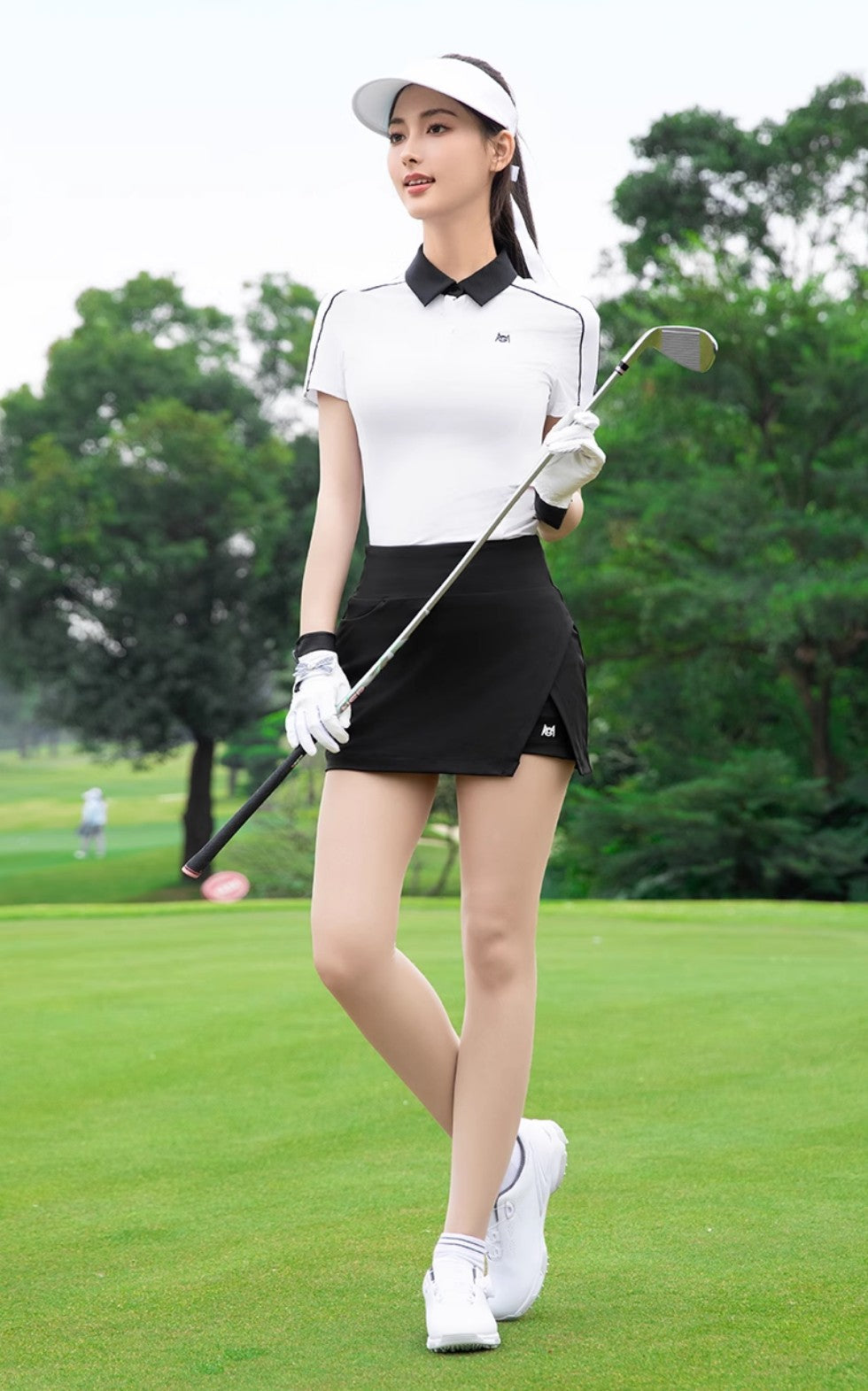 2025 Golf Women's Summer Clothing Polo Tops Tennis T-Shirts Sportswear Trouser Sets