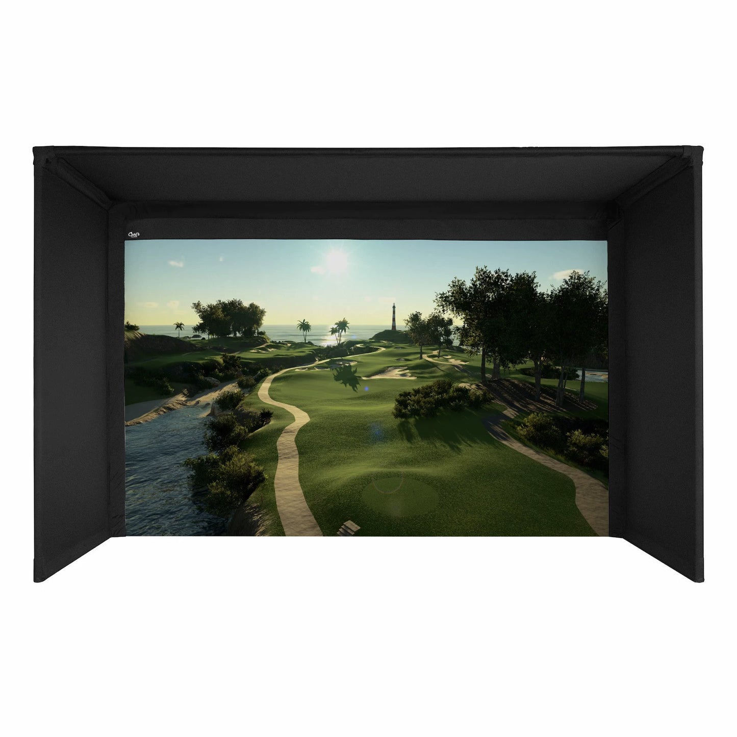 Golf Simulator Strike Screen Lite Projection Screen Simulator Companion squareGARMIN R50